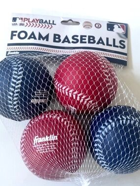 New!!!Franklin Sports Oversized Foam Baseballs Softballs Soft Easy to Catch Ball